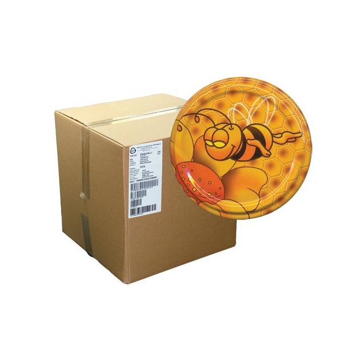 Karton zbiorczy (750 szt.) dużych nakrętek - wzór KND74x750