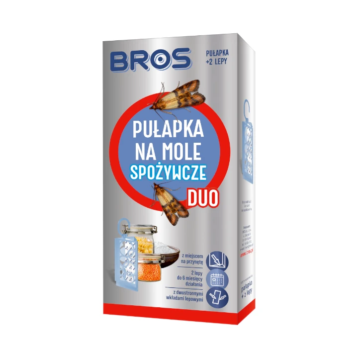 BROS - pułapka na mole spożywcze DUO + 2 wkłady - BR085K