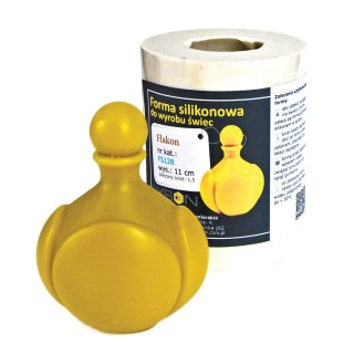 Silikonowa forma na świecę - Flakon  - wzór FS128