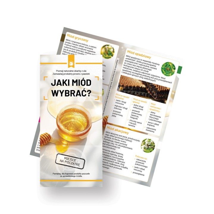 Ulotki JAKI MIÓD WYBRAĆ ( 10 sztuk)  - U91