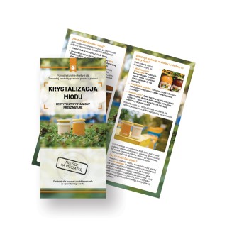 Ulotki KRYSTALIZACJA MIODU ( 10 sztuk)  - U92