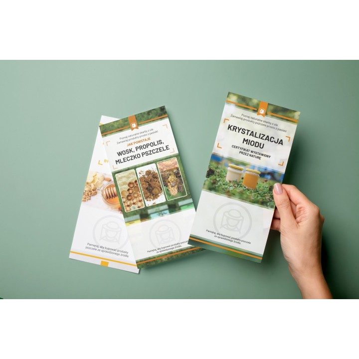 Ulotki KRYSTALIZACJA MIODU ( 10 sztuk)  - U92