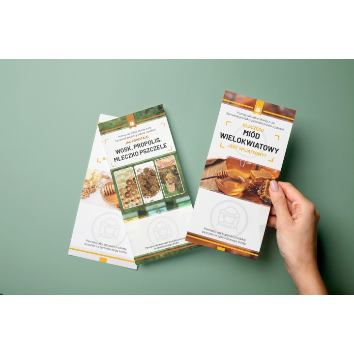 Ulotki MIÓD WIELOKWIATOWY ( 10 sztuk)  - U93