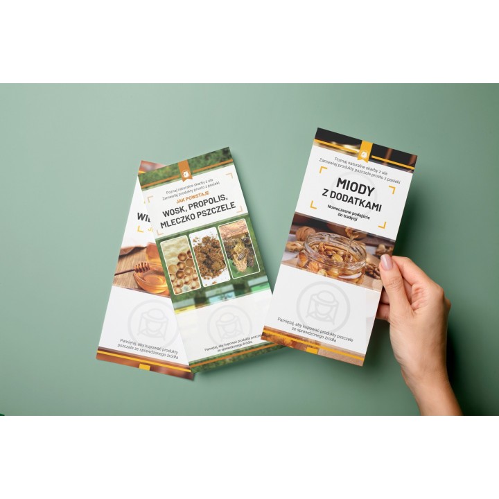 Ulotki MIODY Z DODATKAMI ( 10 sztuk)  - U96