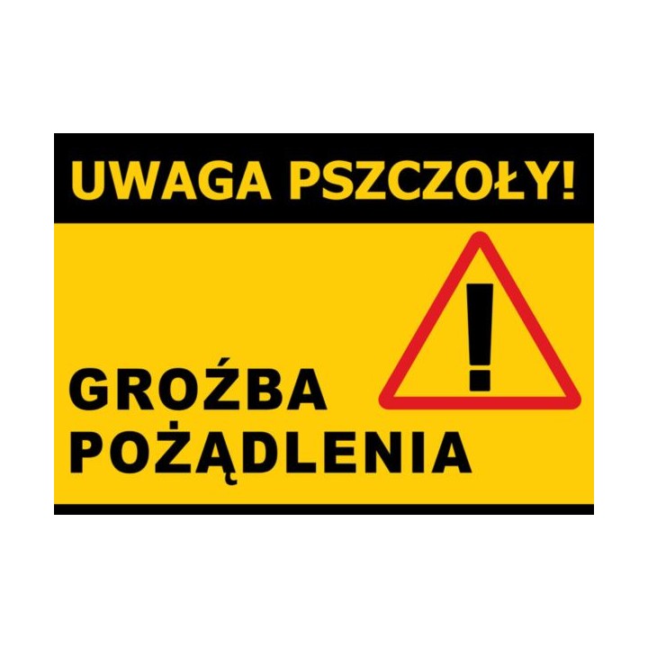 Duża tablica ostrzegawcza - wzór F331