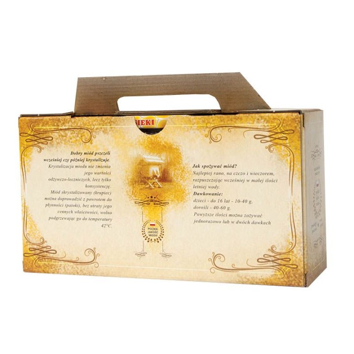 Pudełko na 3 słoiki 315ml (10szt) -  P2F - retro