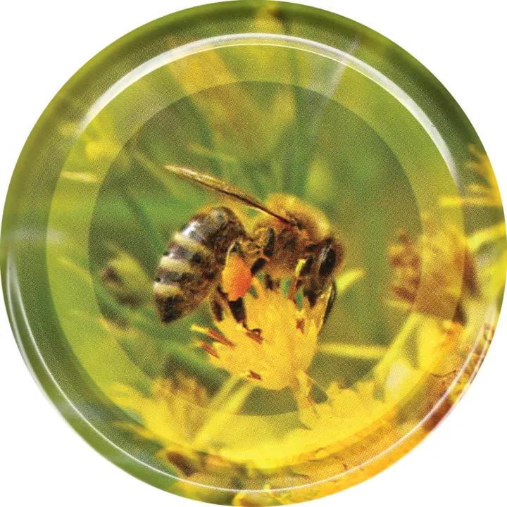 Karton słoików 0,9 litra (48 szt) z grawerem  + nakrętki fi 82 (50 szt) wzór PYŁEK - KA82ND110