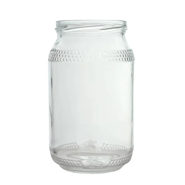 Karton słoików 0,9 litra (48 szt) z grawerem + nakrętki fi 82 (50 szt) wzór JODŁA/SPADŹ - KA82ND116