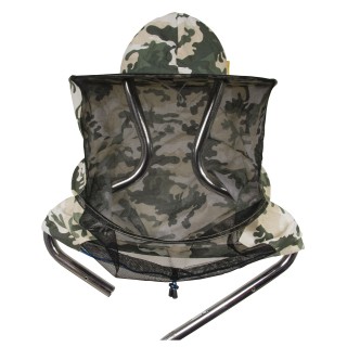 Kapelusz pszczelarski moro (płótno z tyłu) - 6039