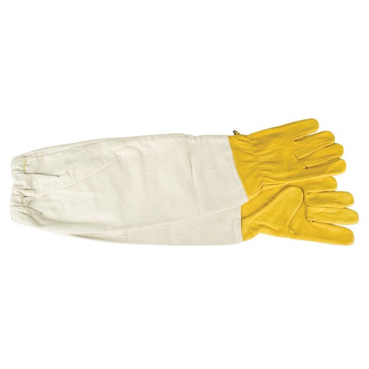 Rękawice skórzane żółte rozmiar S - XXL - wzór 60111