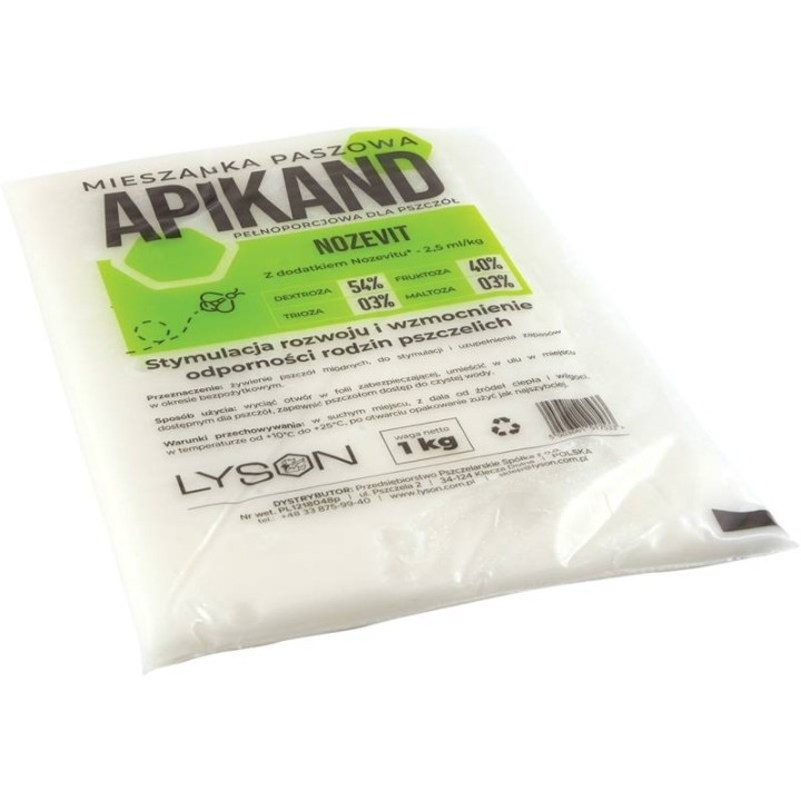 Apikand BF z nozevitem - ciasto 10x1kg - ciasto dla pszczół - 3246_10