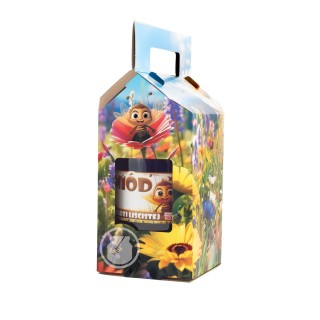 Pudełko Ozdobne na 1 słoik 900ml (10szt) - P1M