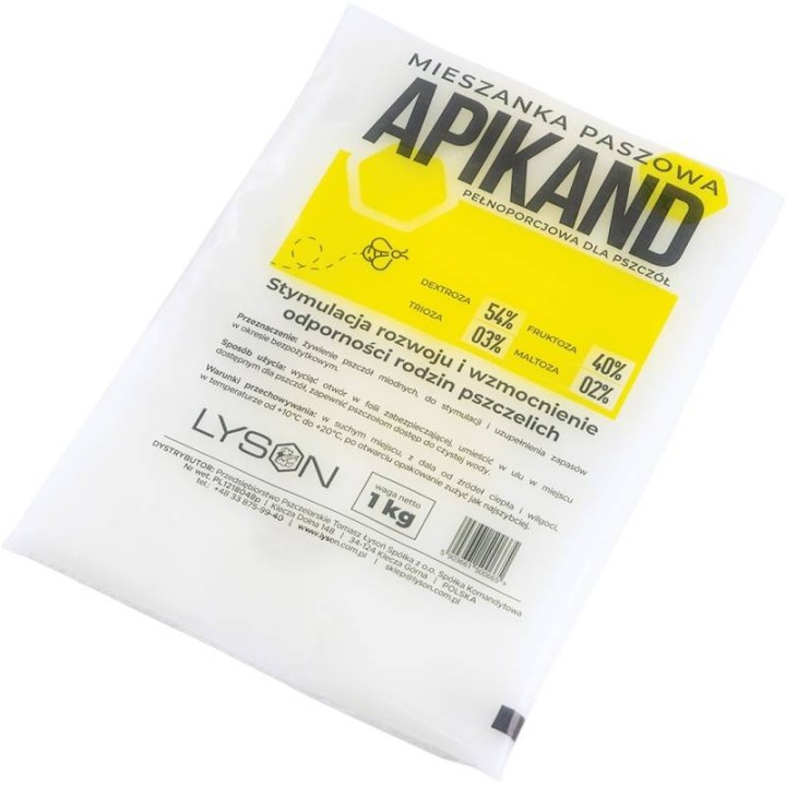 Apikand - ciasto 20x1kg  - pokarm dla pszczół - 3247_20