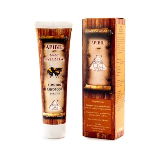 Apibil - Krem - balsam rozgrzewający do pielęgnacji skóry 100 ml - wzór REM1