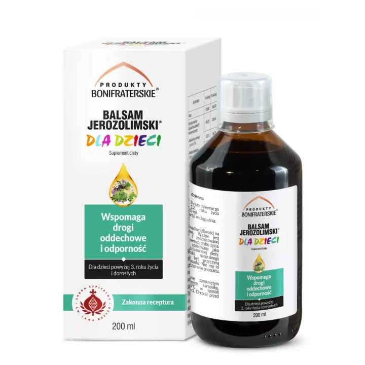 Balsam Jerozolimski dla dzieci 200 ml - wzór BONI1