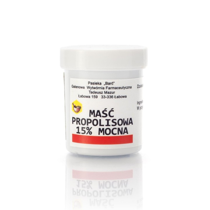 Maść propolisowa 15% mocna 20 ml- wzór GAL3