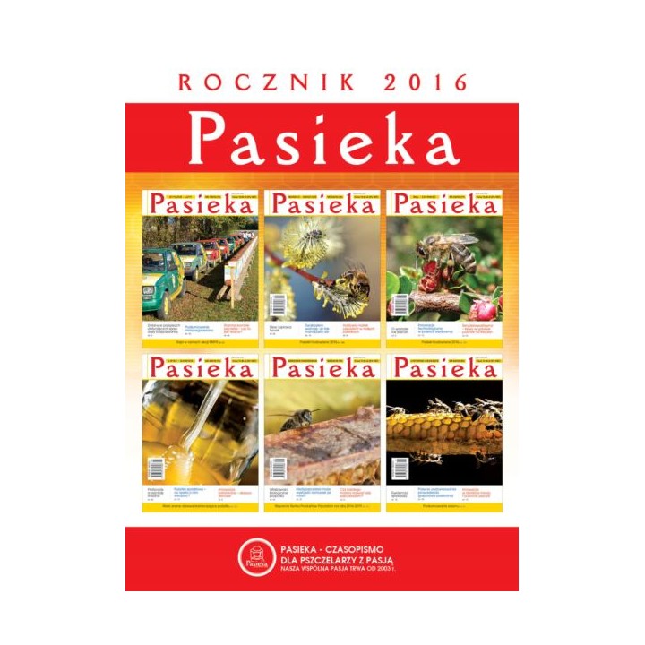 ROCZNIK CZASOPISMA "PASIEKA" 2016 - R16