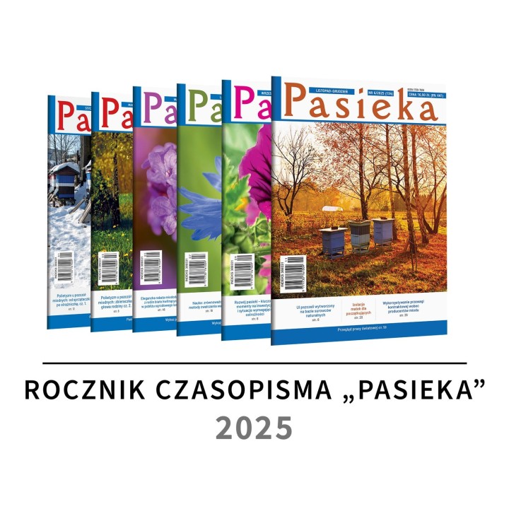 Rocznik 2025 czasopisma „Pasieka” - 2025PAS1-6