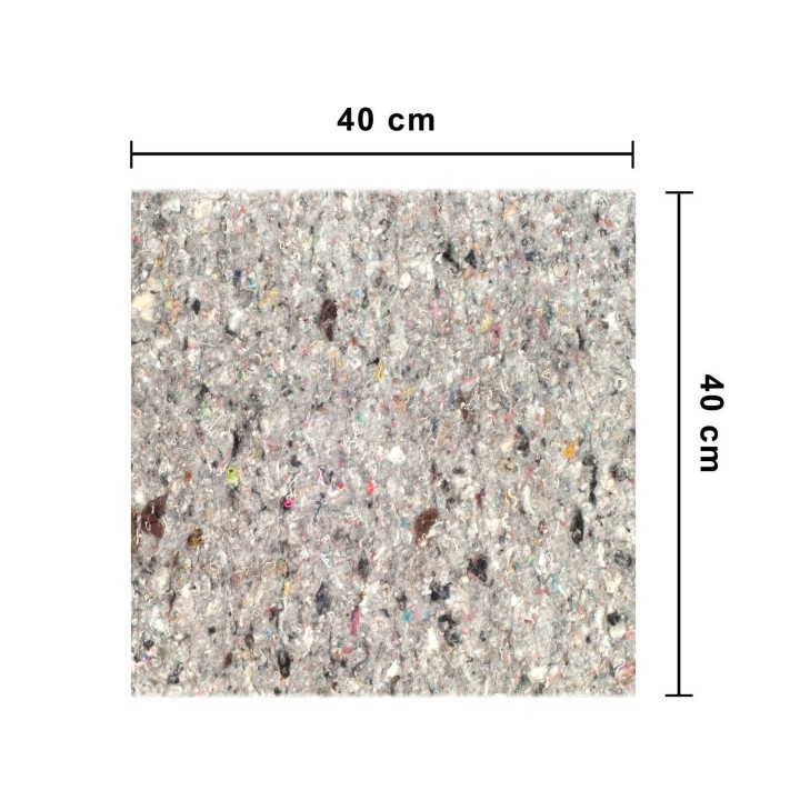 Mata filcowa gruba 3,5 cm 1600 g/m² 40x40 cm
