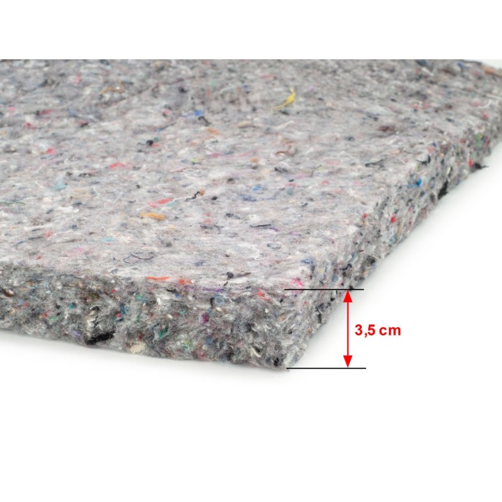 Mata filcowa gruba 3,5 cm 1600 g/m² 40x40 cm
