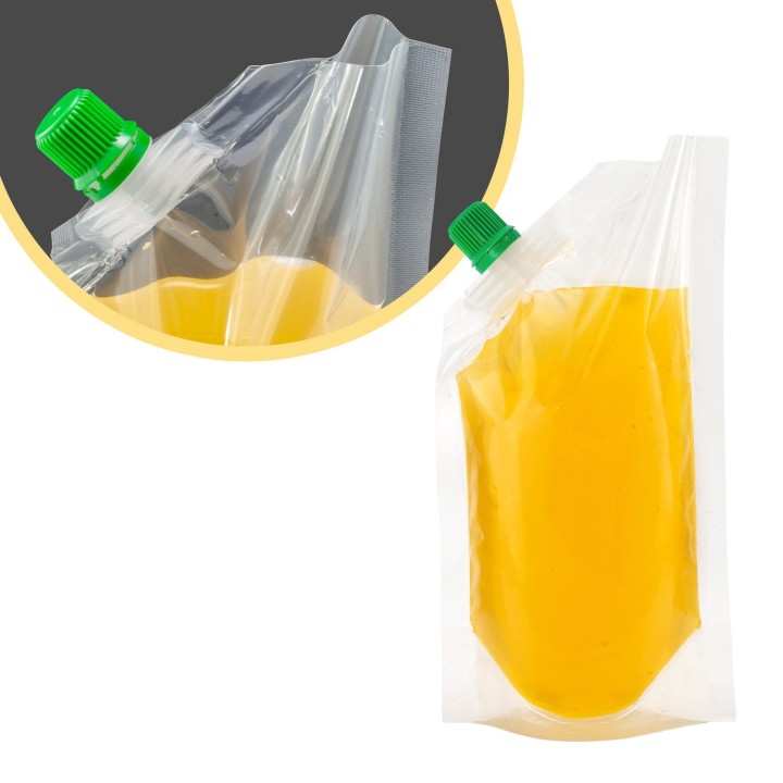 Woreczek DOYPACK bezbarwny 250 m z korkiem (10szt)