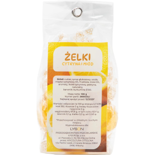Żelki cytrynowo-miodowe, 100 g