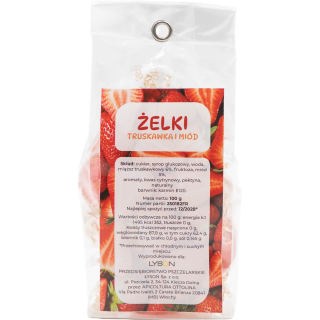 Żelki truskawkowo-miodowe, 100 g