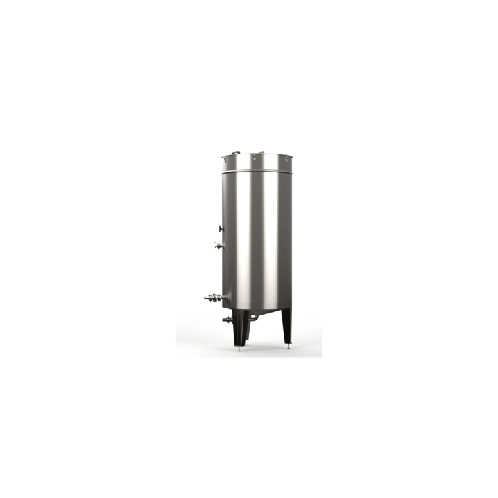 Zbiornik fermentacyjny 600 l z nogami, dno stożkowe z dodatkowym spustem w dnie - WM103_600N