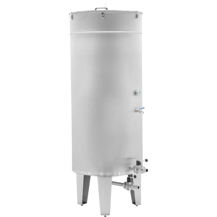 Zbiornik fermentacyjny 1000 l z nogami, dno stożkowe z dodatkowym spustem w dnie - WM101_1000N