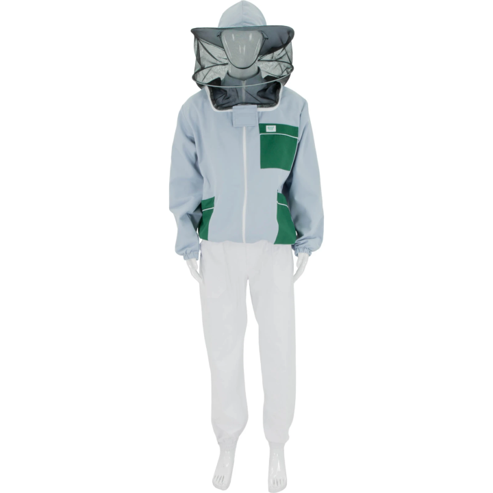 Bluza pszczelarska rozpinana z kapeluszem SAF NATURA, model 2 - SN_6058N