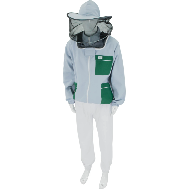 Bluza pszczelarska rozpinana z kapeluszem SAF NATURA, model 2 - SN_6058N