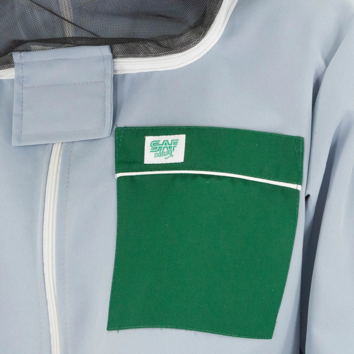 Bluza pszczelarska rozpinana z kapeluszem SAF NATURA, model 2 - SN_6058N