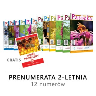 Prenumerata 2-letnia Pasieka od 1/2027 + notes GRATIS