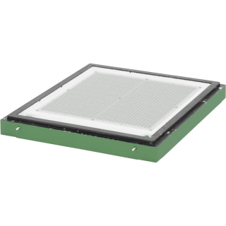 Segmentowy poławiacz pyłku Dadant, LN, AP, WL 12-ramkowy do dennicy higienicznej, WERSJA 2, malowany (SELEDYN) - W102400_VER2_SE