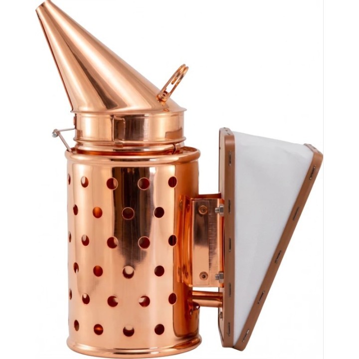Podkurzacz miedziany z mieszkiem PREMIUM, wys. 31 cm - 4059_P