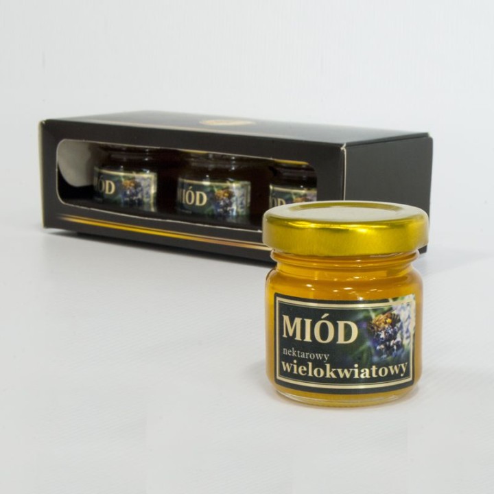 Paczka małych etykiet ze złoceniem (miód faceliowy) 10szt - wzór EM55