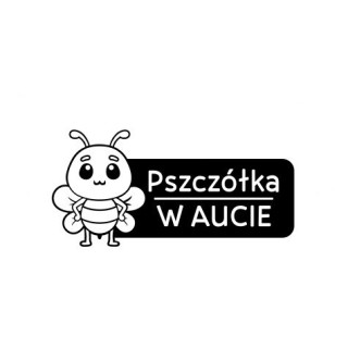 Naklejka samochodowa PSZCZÓŁKA W AUCIE