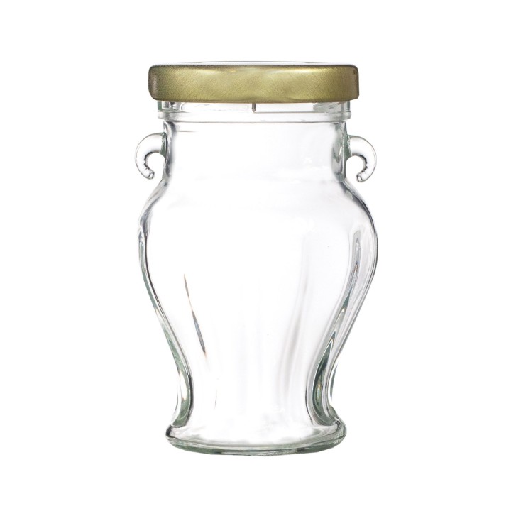 Paczka 15 szt słoiczków 106 ml z nakrętkami - wzór A2