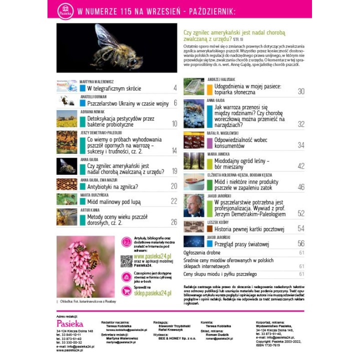 e-book: „Pasieka” nr 5/2022