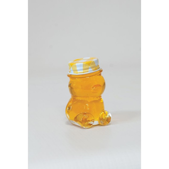 Paczka 8 szt słoiczków miś 30ml z nakrętkami  (8szt) -  wzór A38