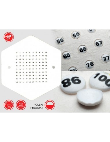 OPALITKI POLSKIE (białe) (1szt) - wzór OPALB