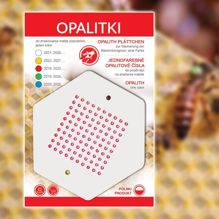 OPALITKI na 2028 POLSKIE (czerwone) (1szt) - wzór OPALC