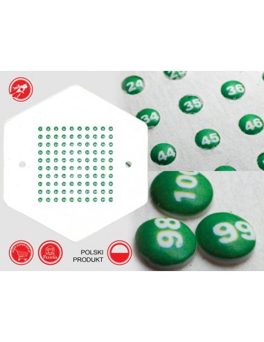 OPALITKI POLSKIE (zielone) (1szt) - wzór OPALZ