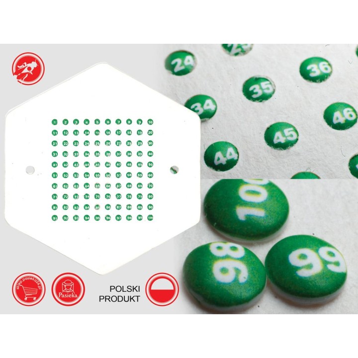 OPALITKI POLSKIE  na 2029 (zielone) (1szt) - wzór OPALZ