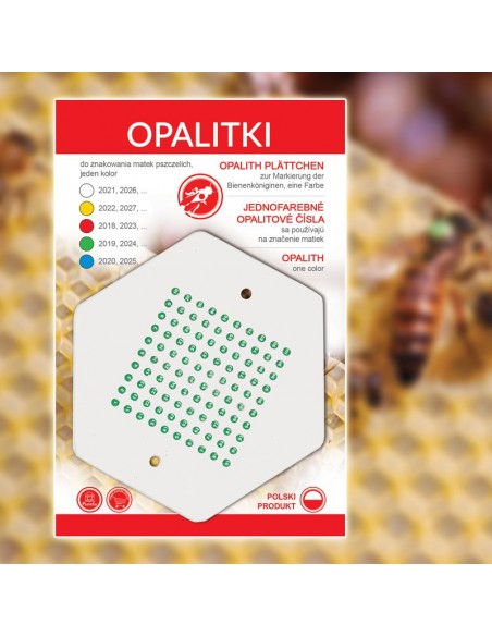 OPALITKI POLSKIE (zielone) (1szt) - wzór OPALZ