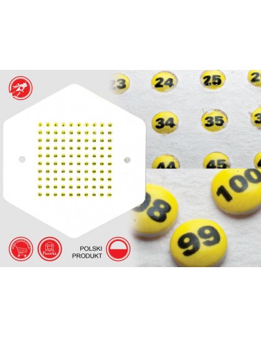 OPALITKI POLSKIE (żółte) (1szt) - wzór OPALY