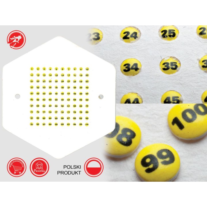 OPALITKI na 2027 POLSKIE (żółte) (1szt) - wzór OPALY