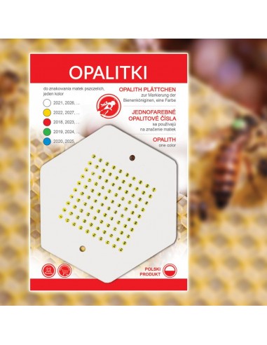 OPALITKI POLSKIE (żółte) (1szt) - wzór OPALY