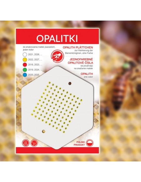 OPALITKI POLSKIE (żółte) (1szt) - wzór OPALY