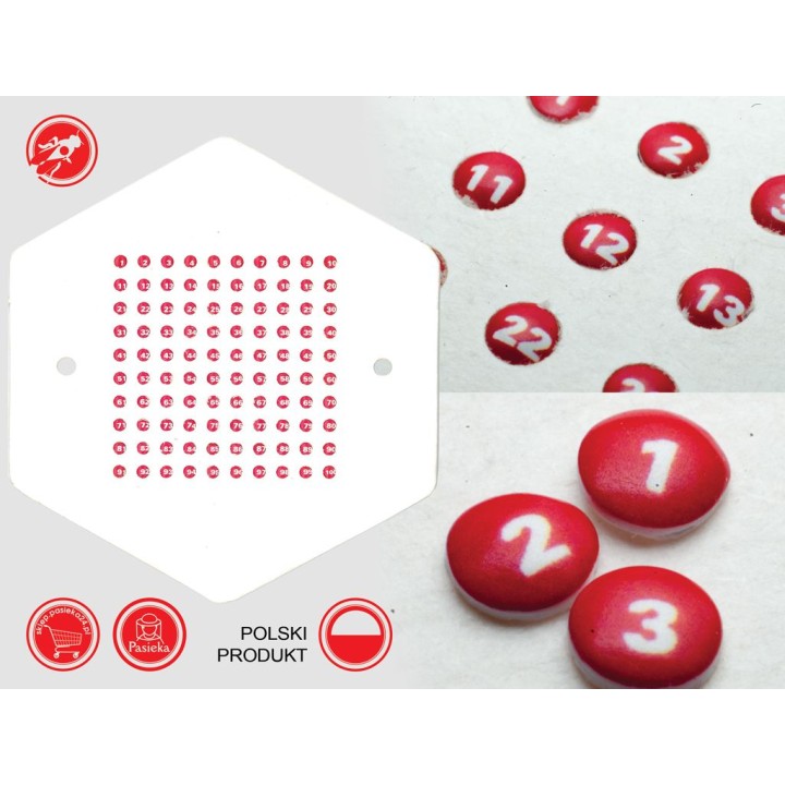 Opalitki polskie - 5 lat (1szt) + klej szelak - wzór OPAL5